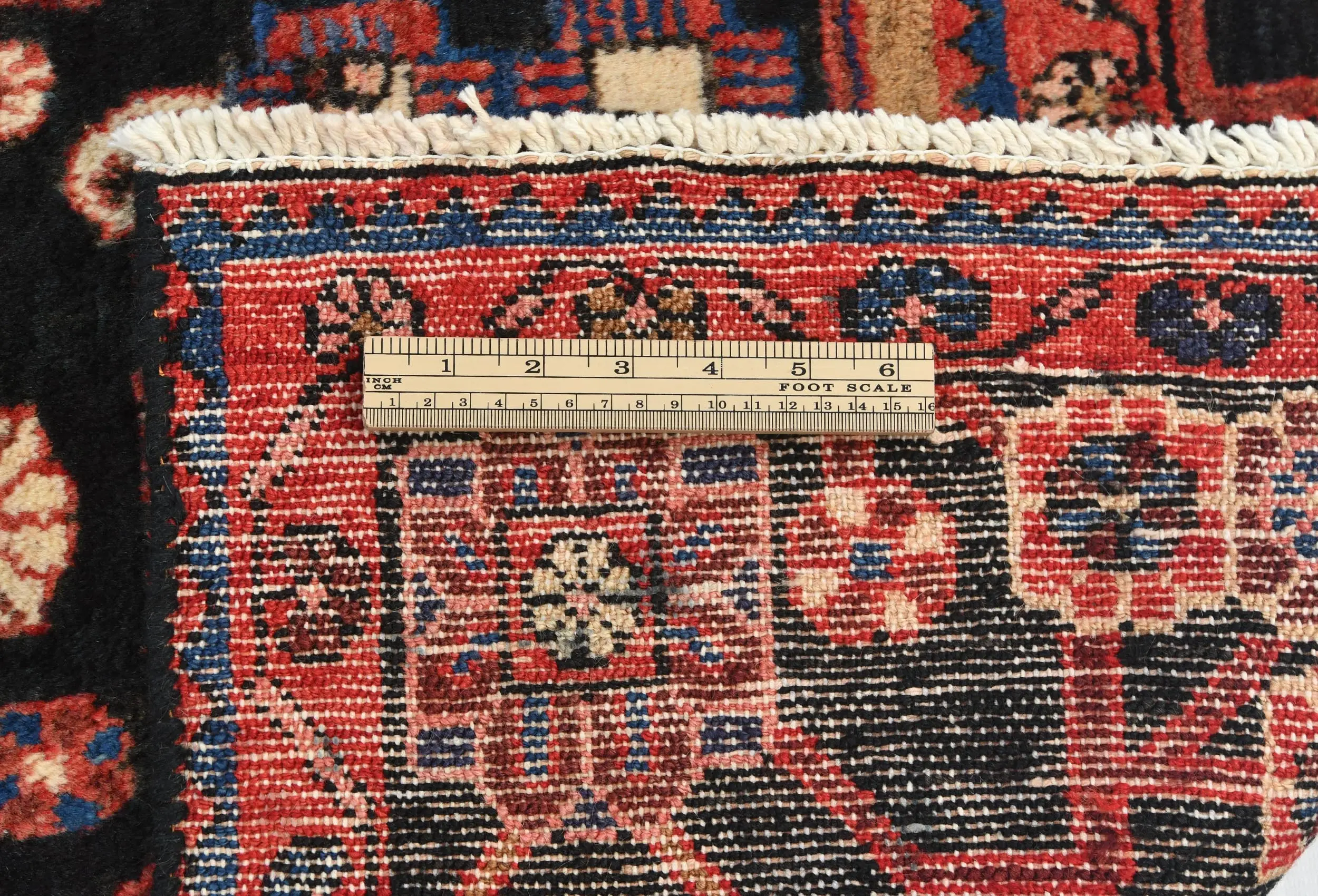 Vintage Tribal Plum 5X8 Nahavand Persian Rug