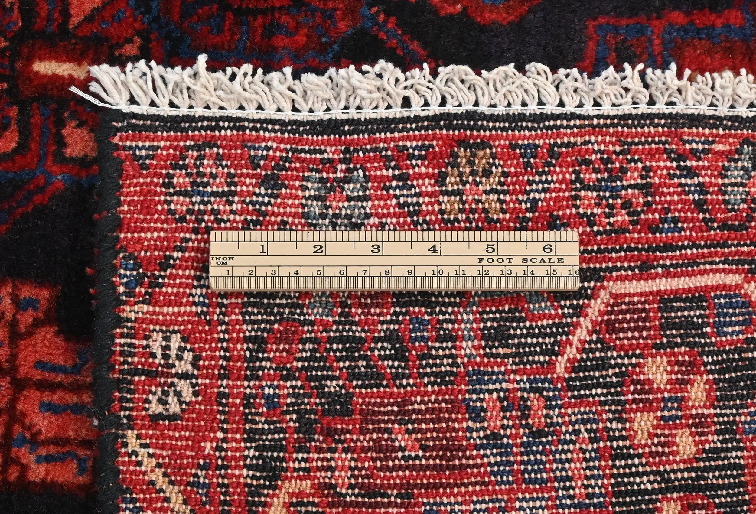 Vintage Tribal Plum 5X8 Nahavand Persian Rug