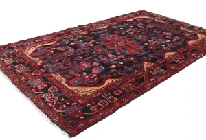Vintage Tribal Plum 5X8 Nahavand Persian Rug