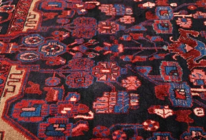 Vintage Tribal Plum 5X8 Nahavand Persian Rug