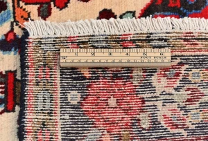 Vintage Cream Floral Tribal 5X9 Hamedan Persian Rug