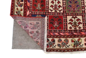 Vintage Red Tribal 5X9 Bakhtiari Persian Rug