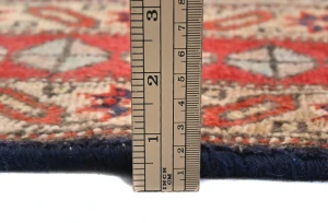 Vintage Cream Tribal 5X10 Meshkin Persian Runner Rug