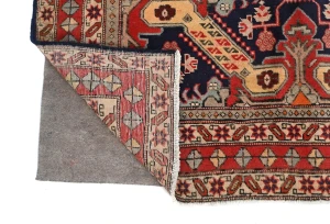 Vintage Cream Tribal 5X10 Meshkin Persian Runner Rug