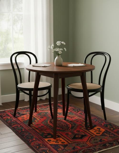 Vintage Red Geometric Tribal 4'8X6'4 Hamedan Persian Rug