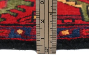 Vintage Tribal Dark Purple-navy 5X7 Nahavand Persian Rug