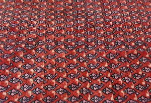 Vintage Red Tribal 4X7 Botemir Persian Rug