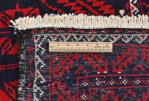 Vintage Red Tribal 4X10 Balouch Persian Runner Rug