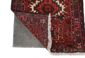 Vintage Red Tribal 2'4X6'2 Karajeh Persian Rug