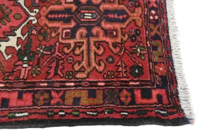 Vintage Red Tribal 2'4X6'2 Karajeh Persian Rug
