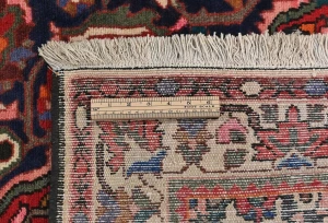 Vintage Red Flora Traditional 5'4X9'8 Bakhtiari Persian Rug