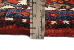 Vintage Red Tribal 5X7 Bakhtiari Persian Rug