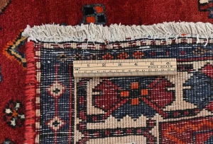 Vintage Red Tribal 5X7 Bakhtiari Persian Rug