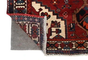 Vintage Red Tribal 5X7 Bakhtiari Persian Rug