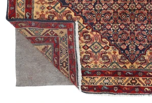 Vintage Purple-navy Tribal 5X9 Ardabil Persian Rug