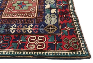 Vintage Red Tribal 5X10 Meshkin Persian Runner Rug