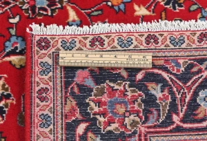 Vintage Red Traditional Floral 5X8 Kashan Persian Rug