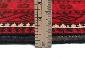 Vintage Red Tribal 4'3X8'6 Balouch Persian Rug