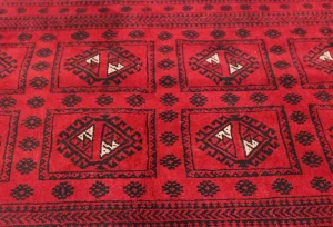 Vintage Red Tribal 4'3X8'6 Balouch Persian Rug