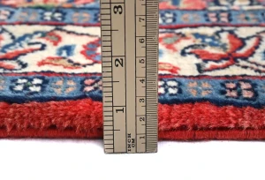 Vintage Red Floral 3X13 Sarough Persian Runner Rug