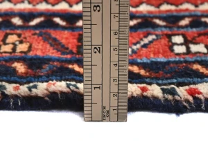 Vintage Red Tribal 2'3X13'5 Hamedan Persian Runner Rug