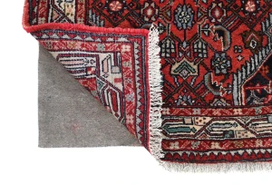 Vintage Red Tribal 2'8X10'5 Hamedan Persian Runner Rug