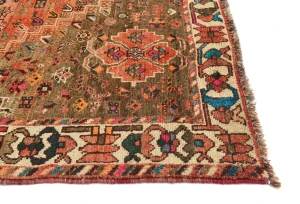 Semi Antique Muted Colors Tribal 6X9 Shiraz Persian Rug