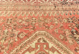 Semi Antique Muted Colors Tribal 5X8 Shiraz Persian Rug