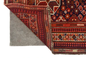 Vintage Red Tribal 7'6X10'2 Shiraz Persian Rug