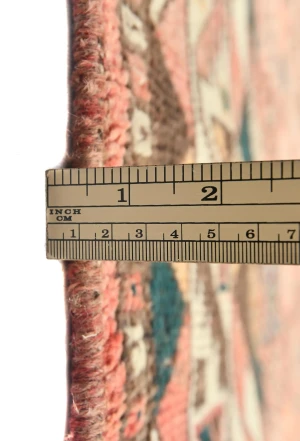 Semi Antique Muted Colors Tribal 7'4X9'4 Shiraz Persian Rug