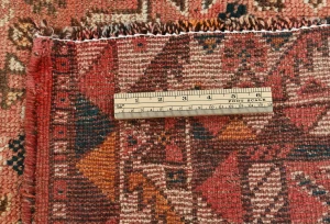 Semi Antique Muted Colors Tribal 7'4X9'4 Shiraz Persian Rug