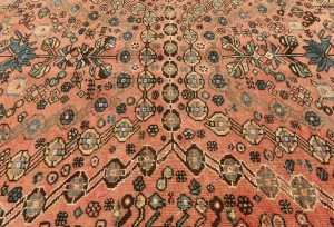 Semi Antique Red Tribal 5'6X8'0 Shiraz Persian Rug
