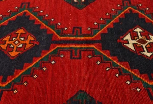 Vintage Red Tribal 5X10 Shiraz Persian Runner Rug