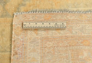 Vintage Muted Beige Tribal 5X9 Shiraz Persian Runner Rug