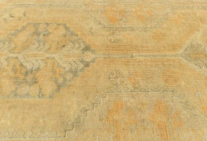 Vintage Muted Beige Tribal 5X9 Shiraz Persian Runner Rug