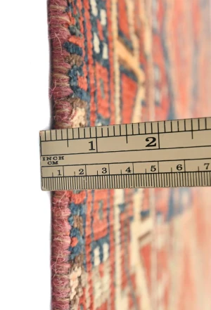 Vintage Red Tribal 4'4X9'3 Shiraz Persian Runner Rug