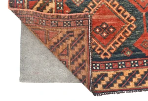 Vintage Red Tribal 4'4X9'3 Shiraz Persian Runner Rug