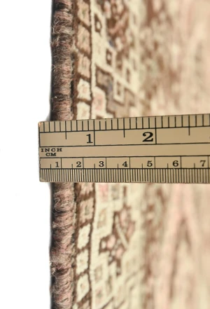 Semi Antique Dark Brown Tribal 5X8 Shiraz Persian Rug