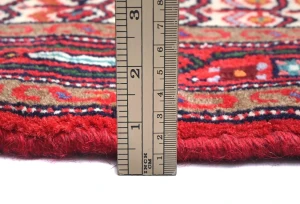 Vintage Cream Tribal 2'7X4'1 Tajabad Persian Oriental Rug