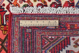 Vintage Cream Tribal 2'7X4'1 Tajabad Persian Oriental Rug