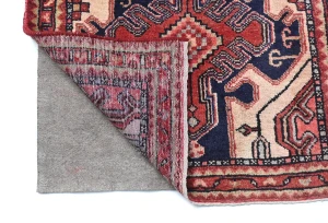 Vintage Cream Geometric 2'7X4'6 Hamedan Persian Rug