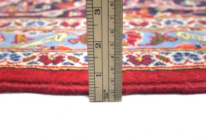 Vintage Red Traditional Floral 10X13 Kashan Persian Rug