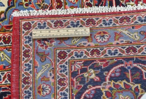 Vintage Red Traditional Floral 10X13 Kashan Persian Rug