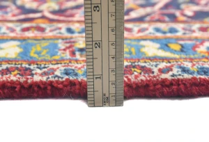 Vintage Red Traditional Floral 10X13 Kashan Persian Rug