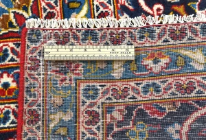 Vintage Red Traditional Floral 10X13 Kashan Persian Rug