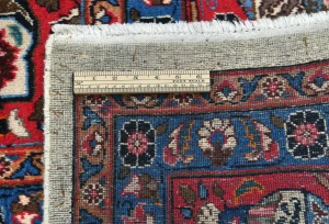 Vintage Purple-navy Traditional 10X13 Kashmar Persian Rug