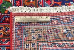 Vintage Red Traditional 10X13 Sabzevar Persian Rug