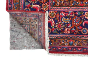 Vintage Red Traditional 10X13 Sabzevar Persian Rug