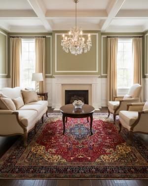 10'2 x 13'1 Hand Knotted Tabriz Floral Persian Wool Rug