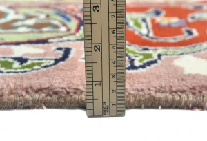 Vintage Mauve Pictorial 10X13 Kashmar Persian Rug